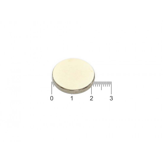 Ímã de neodímio 22x3 mm - N42